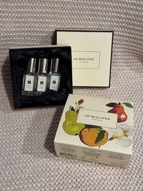 Jo Malone Women's Fragrance Trio - Cream, Black, Silver Accents